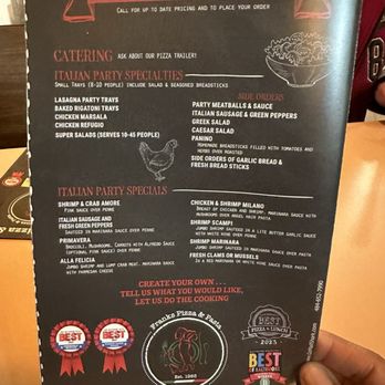 Frank's Pizza & Pasta - Menu - Pizza Near Me - Baltimore, Maryland Frank's Pizza & Pasta - Menu - Pizza Near Me - Baltimore, Maryland