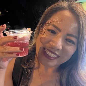 Kate's Face Painting - Finished face art during Yelp Cosmic Event. Ig mel_foodie_ventures. - Face Painting Near Me - San Diego, California