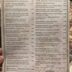 Efes Restaurant - Menu