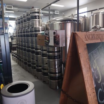 Angry Inch Brewing - brew house w kegs stacked around it - Breweries Near Me - Lakeville, Minnesota Angry Inch Brewing - brew house w kegs stacked around it - Breweries Near Me - Lakeville, Minnesota
