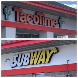 R Place 5 - There is a Tacotime and Subway inside