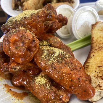 Roosters - Lemon pepper and lemon pepper hot - so bomb! - Chicken Wings Near Me - Athens, Alabama