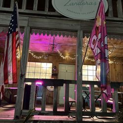 Zandora’s Homemade Ice Cream - Corner store, look for the lights, not the sign.