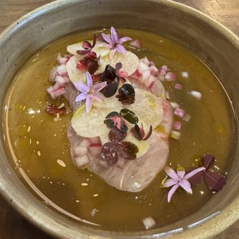 Lilia Comedor - Yellowtail crudo - French Near Me - Portland, Oregon