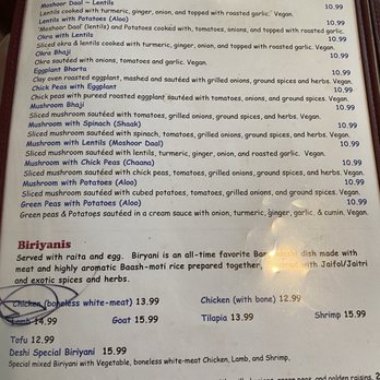 Deshi Street Bangladeshi Restaurant - Menu February 2025 - Bangladeshi Near Me - Chamblee, Georgia