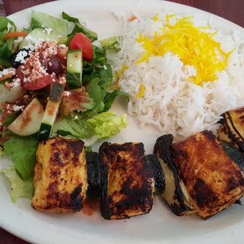Pom & Olive - The Salmon Kabobs are delicious!!! - Mediterranean Near Me - Costa Mesa, California Pom & Olive - The Salmon Kabobs are delicious!!! - Mediterranean Near Me - Costa Mesa, California