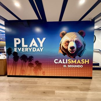 California Smash - Signage - Pickleball Near Me - El Segundo, California California Smash - Signage - Pickleball Near Me - El Segundo, California