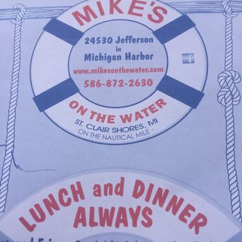 Mike's On the Water - Menu - Bars Near Me - Clair Shores, Michigan Mike's On the Water - Menu - Bars Near Me - Clair Shores, Michigan