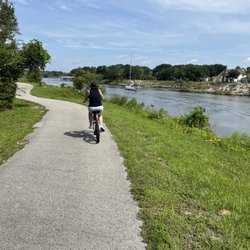 Flagler Electric Bike Rental - St Joe River Trail meanders along the IntraCoastal Waterway in Palm coast FL.