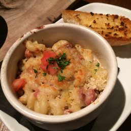 Mini Truffle bacon Mac and cheese. Delicious. Mini Truffle bacon Mac and cheese. Delicious.