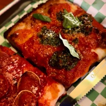 Quarter Sheets - Vodka Pesto pizza!! - Pizza Near Me - Los Angeles, California Quarter Sheets - Vodka Pesto pizza!! - Pizza Near Me - Los Angeles, California