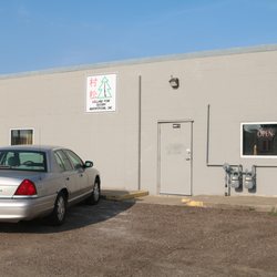 Front facade of shop.