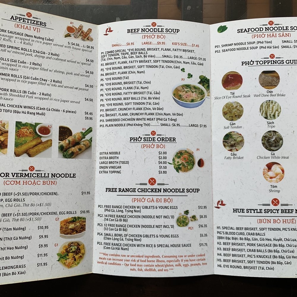 Pho Saigon Oi - Menu - Vietnamese Near Me - North Springfield, Virginia Pho Saigon Oi - Menu - Vietnamese Near Me - North Springfield, Virginia
