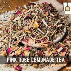 Wellness Tea Bar & Organic Bistro - Pink Rose Lemonade Herbal Tea