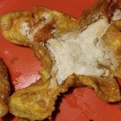 Sweet crab rangoon.Why makes no sense and there was no crab to be seen