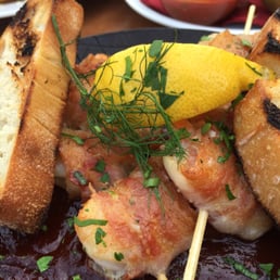 Touch Down - Gambas im Speckmantel - food, oysters and mussels - American Near Me - Lohmar, NW