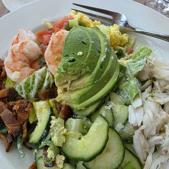 Parkers' Lighthouse - Seafood Cobb salad entree. - Seafood Near Me - Long Beach, California Parkers' Lighthouse - Seafood Cobb salad entree. - Seafood Near Me - Long Beach, California