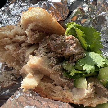 No Name BBQ Sandwich - Viet sandwich, looks and taste kinda gross like left over meatloaf sandwich - Sandwiches Near Me - Honolulu, Hawaii No Name BBQ Sandwich - Viet sandwich, looks and taste kinda gross like left over meatloaf sandwich - Sandwiches Near Me - Honolulu, Hawaii