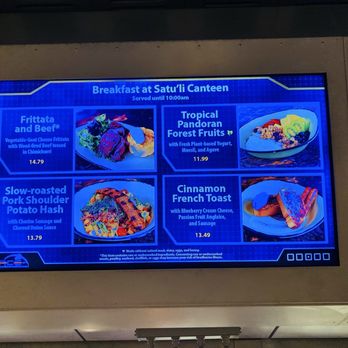 Satu'li Canteen - Satu'li Canteen's Breakfast Menu - New American Near Me - Lake Buena Vista, Florida