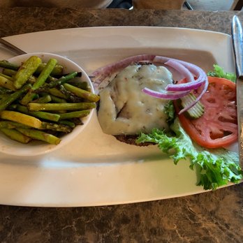 Depot Bar And Grill - Burger & asparagus. - American Near Me - Springfield, Tennessee Depot Bar And Grill - Burger & asparagus. - American Near Me - Springfield, Tennessee