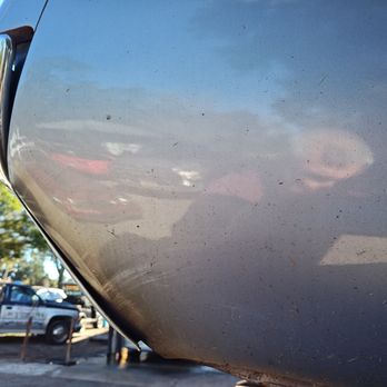 Jamison Auto Group - Note all the soot on the fender from where the exhaust blows through the gap - Auto Repair Near Me - Gulfport, Mississippi
