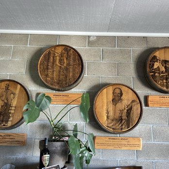 Bogle Vineyards - Wall decor of Bogle family members - Wineries Near Me - Clarksburg, California