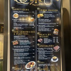 Barbed Wire Reef - Menu September 2026