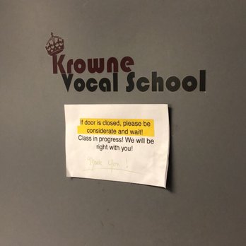 Krowne Vocal School NYC - Front door to the studio - Performing Arts Near Me - New York, New York
