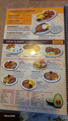 Menu photo 4 Ely’s Restaurant Henderson, NV