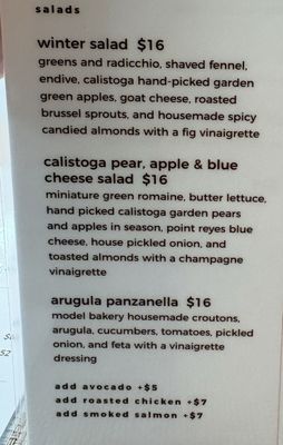 Menu photo 4 Bar Lucia Napa, CA Menu photo 4 Bar Lucia Napa, CA