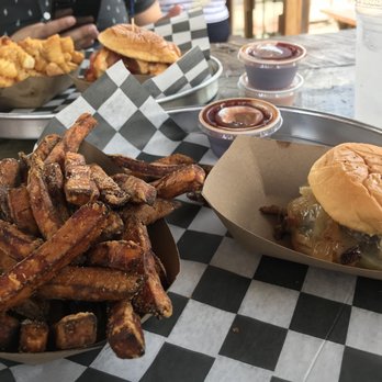 Al's Burger Shack - Mookie burger and small sweet potato fries. - Burgers Near Me - Chapel Hill, North Carolina Al's Burger Shack - Mookie burger and small sweet potato fries. - Burgers Near Me - Chapel Hill, North Carolina