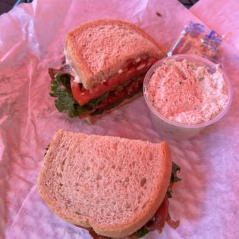 Merritt’s - single BLT w/ side chicken salad - Sandwiches Near Me - Chapel Hill, North Carolina