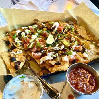The Stray - Chicken nachos. Yumm. - Coffee Roasteries Near Me - Grand Rapids, Michigan