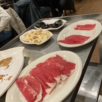 China Hot Pot - Lamb slices, mussels - Mongolian Near Me - Atlanta, Georgia