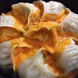 Momo's At The Market - Momos (chicken filling). Yum yum.
