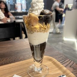 Hojicha parfait Hojicha parfait