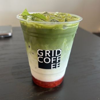 Grid Coffee - Strawberry Matcha - Coffee & Tea Near Me - Santa Ana, California