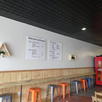 K Bowl - Menu on the wall. - Korean Near Me - Las Cruces, New Mexico