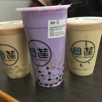 Millions Of Milk Tea - Wintermelon milk tea (pic has nata jelly but wrong order.. wanted herbal jelly), taro milk tea w boba & nata, & milk tea w herbal jelly - Juice Bars & Smoothies Near Me - Monroe, Ohio Millions Of Milk Tea - Wintermelon milk tea (pic has nata jelly but wrong order.. wanted herbal jelly), taro milk tea w boba & nata, & milk tea w herbal jelly - Juice Bars & Smoothies Near Me - Monroe, Ohio