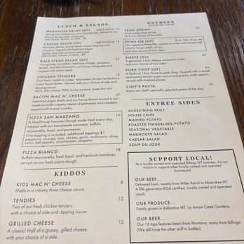 Madhouse Gastropub - Menu May 2026 - Comfort Food Near Me - Billings, Montana Madhouse Gastropub - Menu May 2026 - Comfort Food Near Me - Billings, Montana