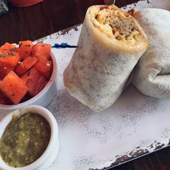 Red Maple - Brisket burrito with watermelon - so good! - Cafes Near Me - Los Angeles, California