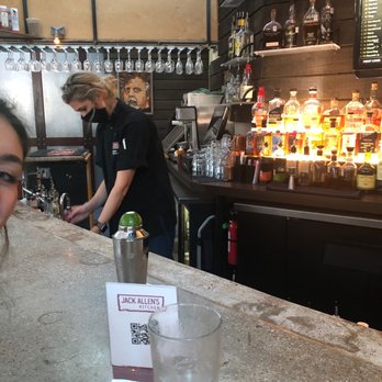 Jack Allen's Kitchen - Heather hard at work. - American Near Me - Austin, Texas