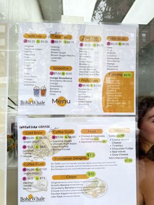 Menu photo 8 Boba Whale New York, NY