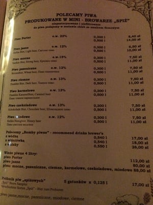 Menu photo 3 Spiż Wrocław, DS