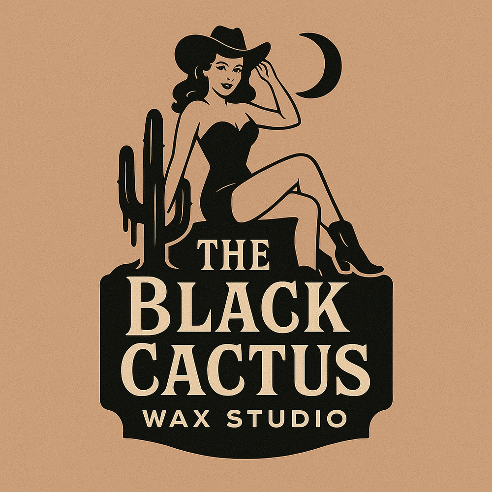 The Black Cactus Wax Studio Logo