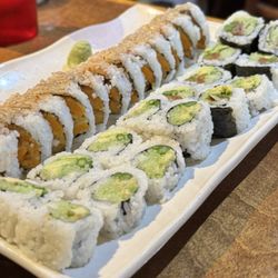 Sadako Japanese Restaurant - Sweet potato roll, Ac Roll, Vegetable roll