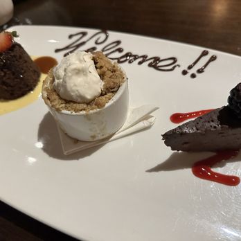 Biga On The Banks - Dessert sampler. - New American Near Me - San Antonio, Texas Biga On The Banks - Dessert sampler. - New American Near Me - San Antonio, Texas