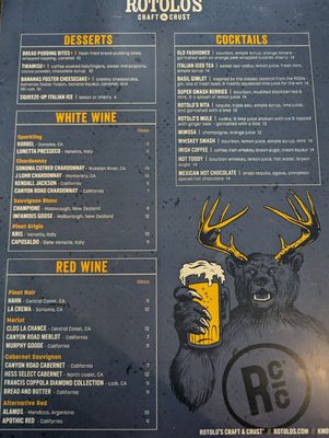 Menu photo 6 Rotolo's Craft & Crust Keystone, CO Menu photo 6 Rotolo's Craft & Crust Keystone, CO
