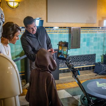 VIP Talent & Events - Vito showing guests how the 360 photo booth works. (Photo: Steven King, RVA Mag) - Photo Booth Rentals Near Me VIP Talent & Events - Vito showing guests how the 360 photo booth works. (Photo: Steven King, RVA Mag) - Photo Booth Rentals Near Me