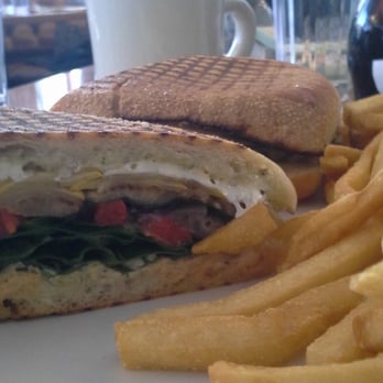 Imperial Diner - Vegetable Panini w/well done fries.  Soooooo goooood. - Diners Near Me - Freeport, New York